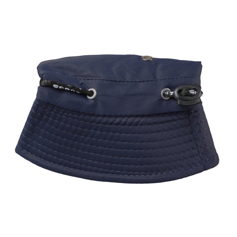 Toutacoo, Adjustable Summer Bucket Hat - Unisex Navy Blue - Image 3